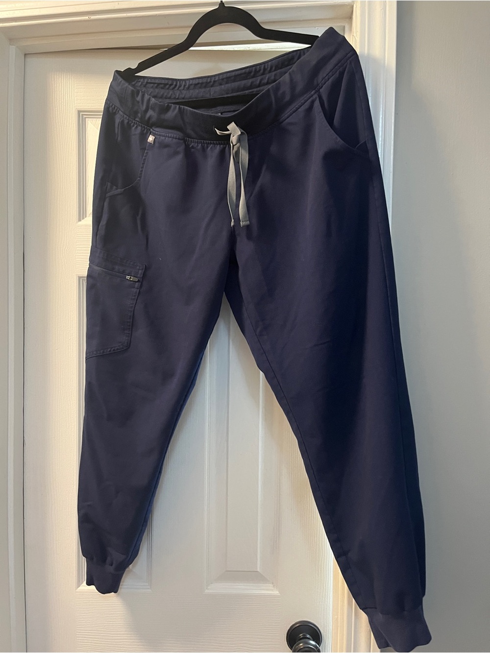 Figs Navy Women's Jogger Pants with Contrast Drawstring